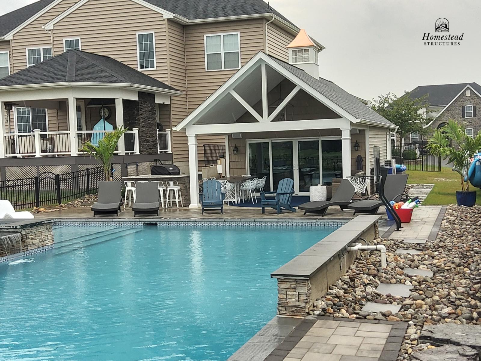 Avalon Pool House Exterior Shots Homestead Structures